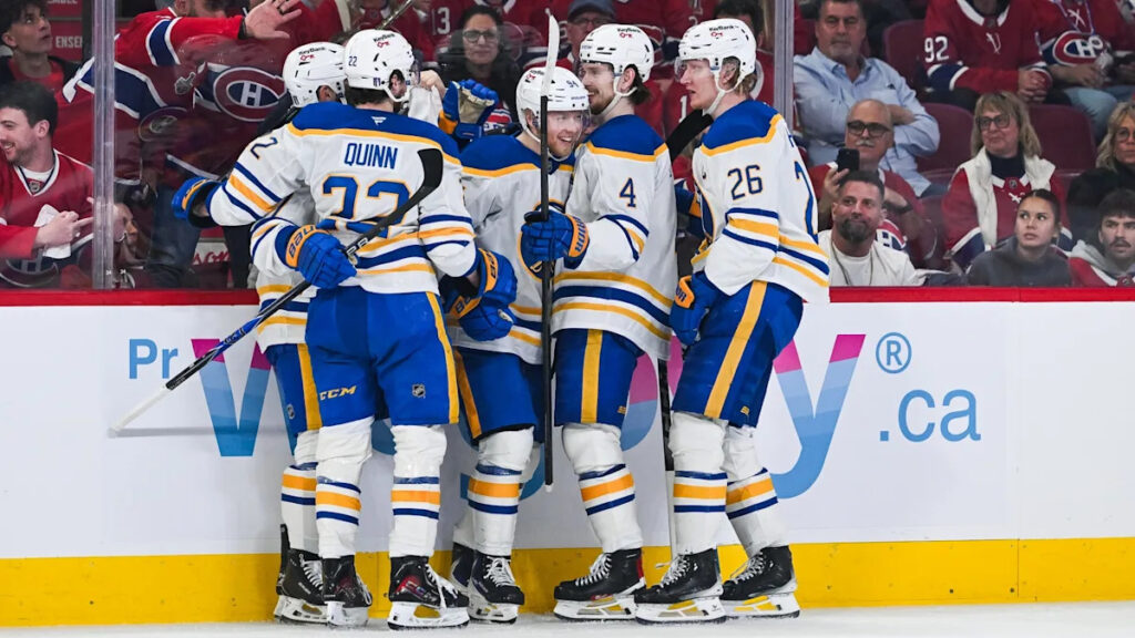 Sabres rally to beat the Canadiens 8-3 to force Game 7