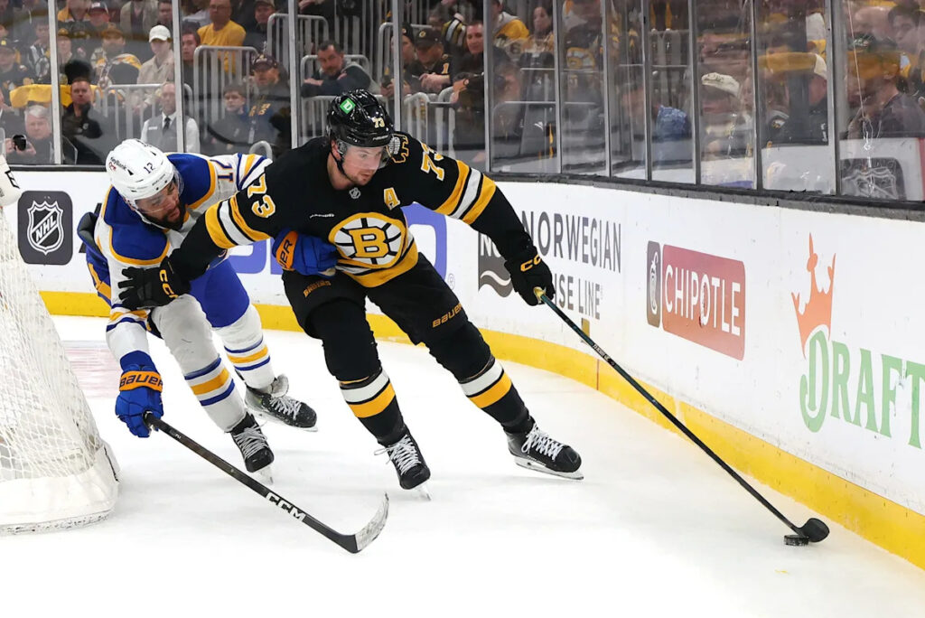 Bruins’ Charlie McAvoy ejected for slash after he was slew-footed