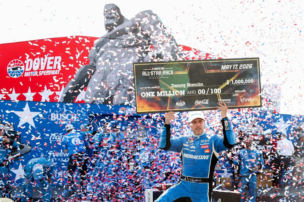 Denny Hamlin wins 2026 NASCAR All-Star Race at Dover Motor Speedway