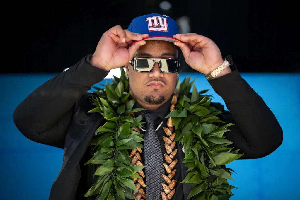 NY Giants guard Sisi Mauigoa ‘Can’t wait to move people’