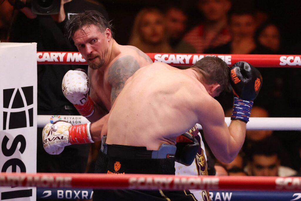 Eddie Hearn advises Oleksandr Usyk over next fight and retirement: ‘Gives him an excuse’