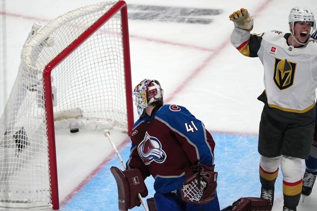 A 45-0-0 streak ends, and the Avalanche’s scoring touch vanishes in Game 2