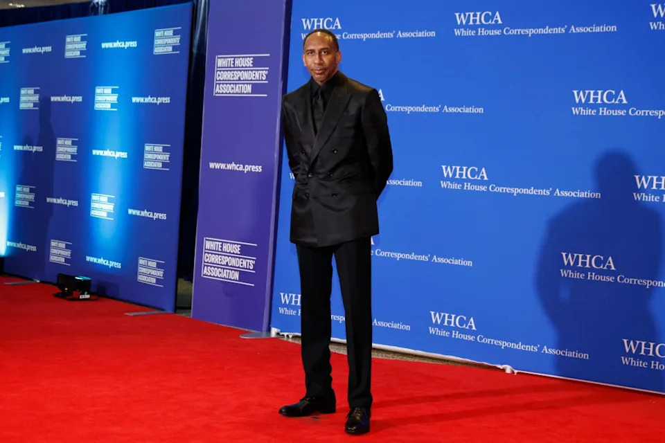 Stephen A. Smith at the White House Correspondents’ Dinner in April 2026. WireImage