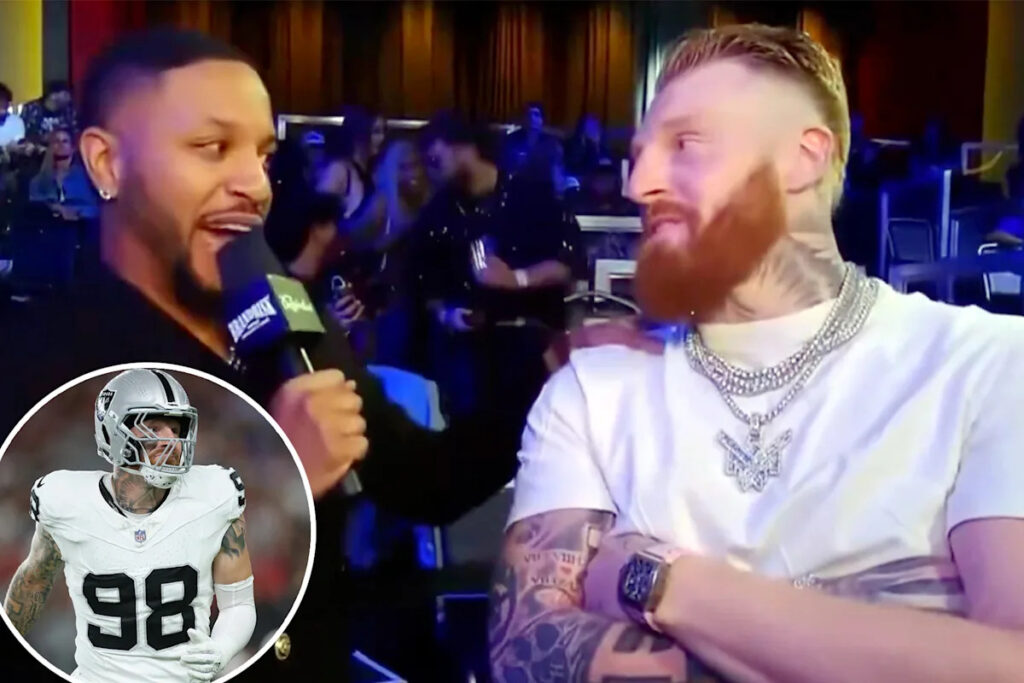 Maxx Crosby interview gets really weird at MMA event: ‘Elephant in the room’