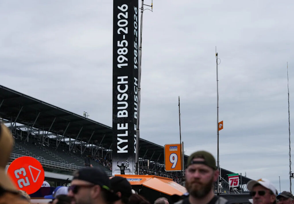 Kyle Busch remembered by IndyCar drivers at Indy 500 Carb Day practice