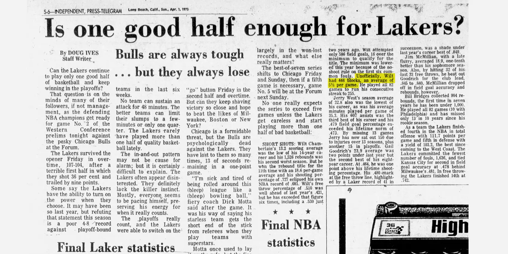 via the Long Beach Press Telegram 