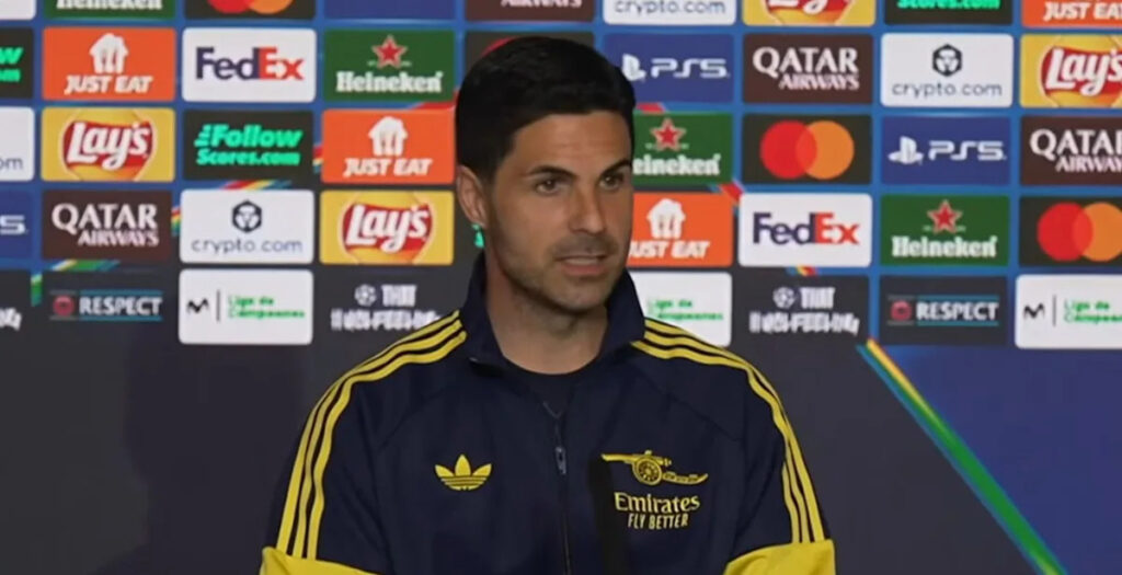 Arsenal manager Mikel Arteta confirms absence for Atletico Madrid: ‘Go out and grab it’