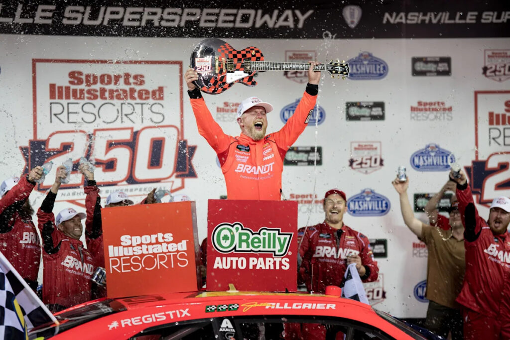 How Justin Allgaier continued his dominance in NASCAR Nashville O’Reilly race