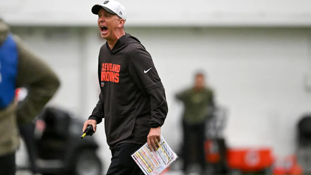 Todd Monken says Browns’ QBs threw “embarrassing” interceptions at OTAs