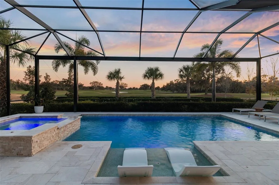 This home in the Founders Golf Club, in Sarasota, Florida, is on sale for $2.8 million.