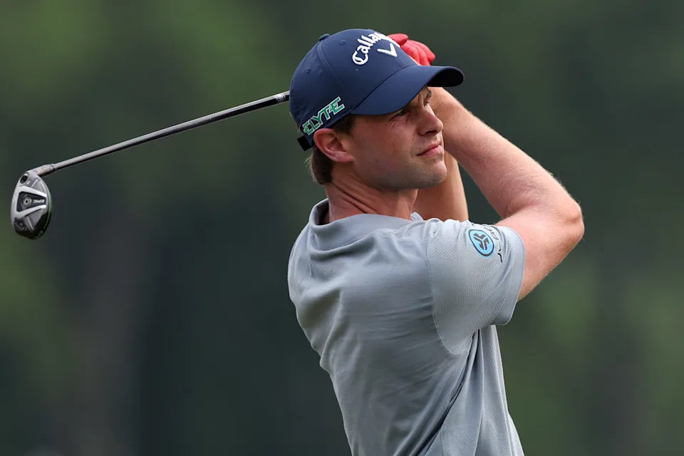 Thomas Detry of Belgium hits a tee shot on the fifth hole during the second round of the 125th U.S. Open at Oakmont Country Club on June 13, 2025 in Oakmont, Pennsylvania.