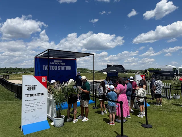There is more than just golf for fans at a LIV tour event. 