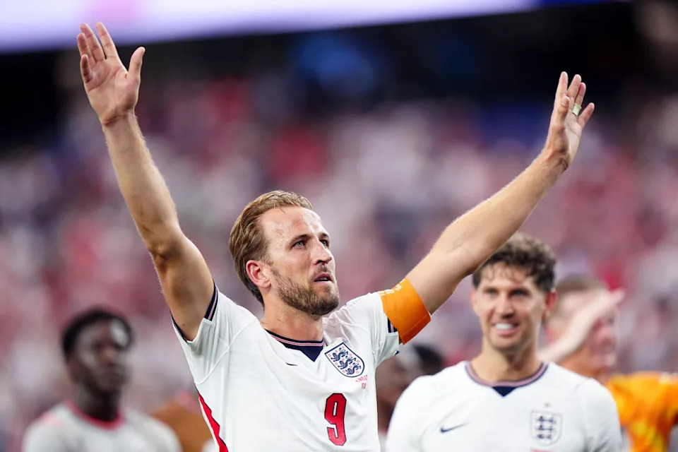 England's Harry Kane following the FIFA World Cup Group L match at the Dallas Stadium (PA)