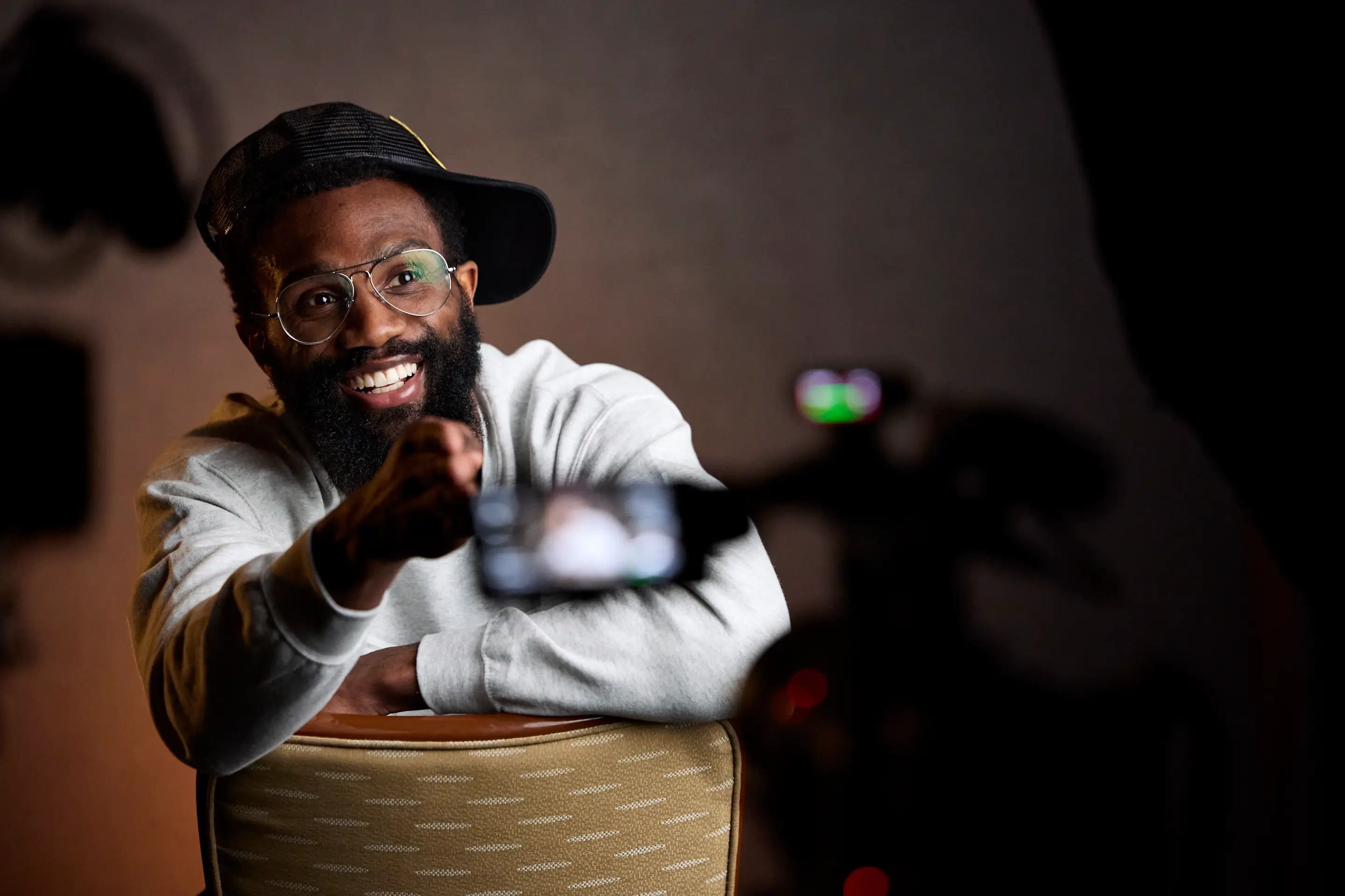 ATLANTIC CITY, NEW JERSEY - APRIL 9: Jaron Ennis during during media duties ahead of his Welterweight Unification Fight at the weekend on April 9, 2025 in Atlantic City, New Jersey.  (Photo by Mark Robinson/Matchroom Boxing/Getty Images)
