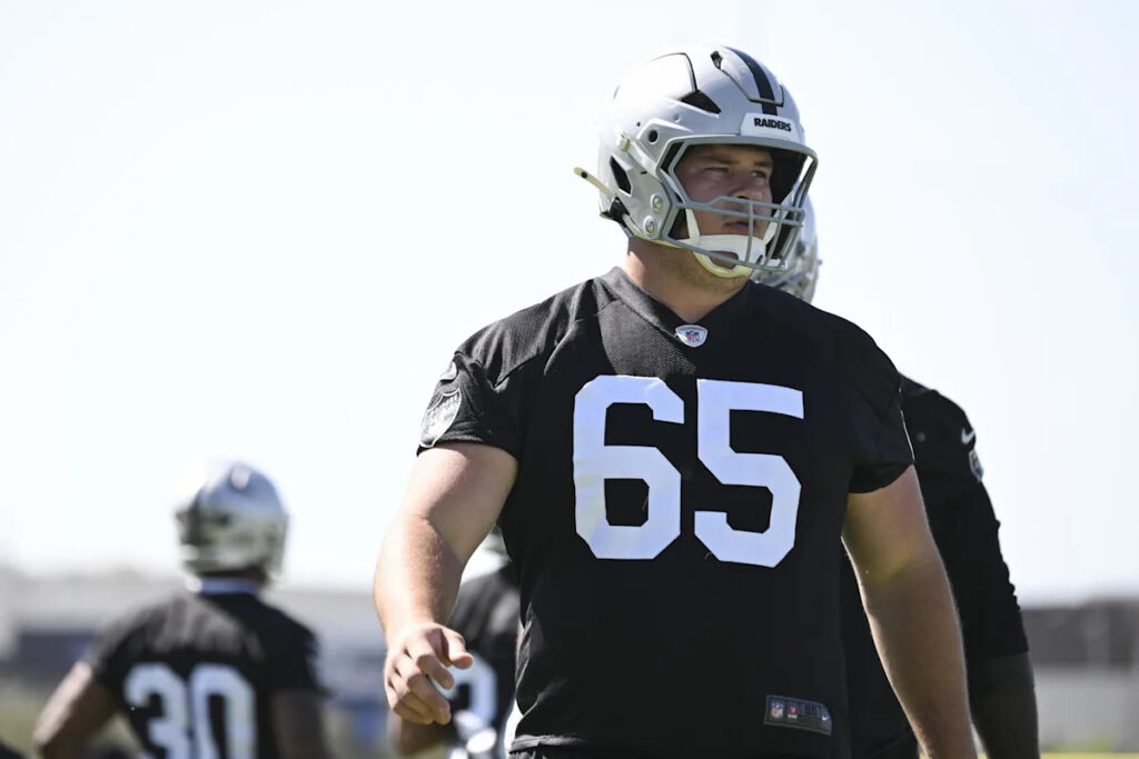 Where does Las Vegas Raiders’ offensive line rank in AFC West after adding Tyler Linderbaum?