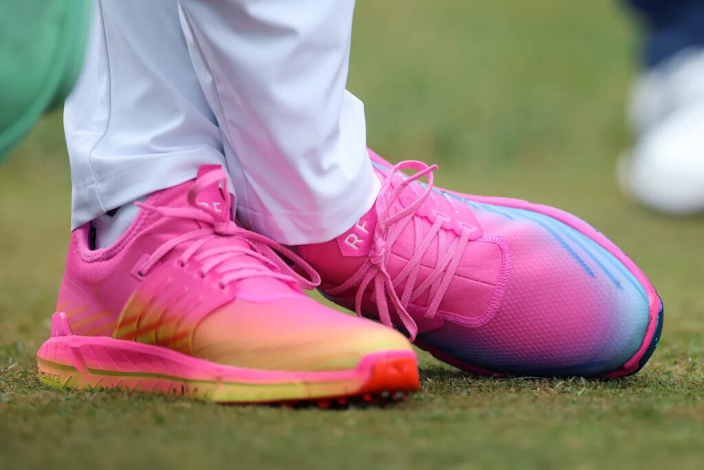 Rickie Fowler’s pink shoes stealing the show at 2026 U.S. Open Rickie Fowler’s pink shoes stealing the show at 2026 U.S. Open