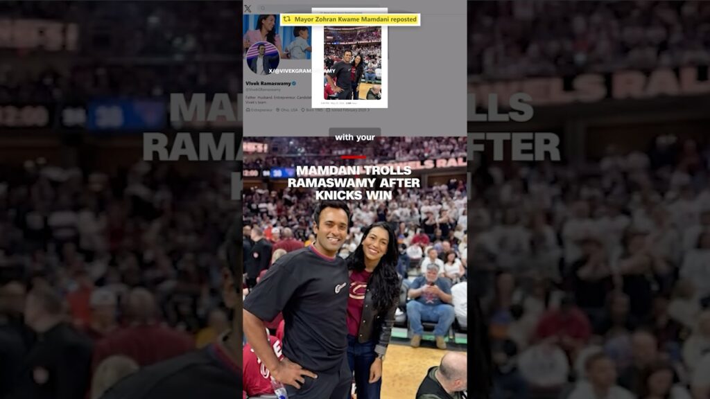 Mamdani trolls Ramaswamy after Knicks win
