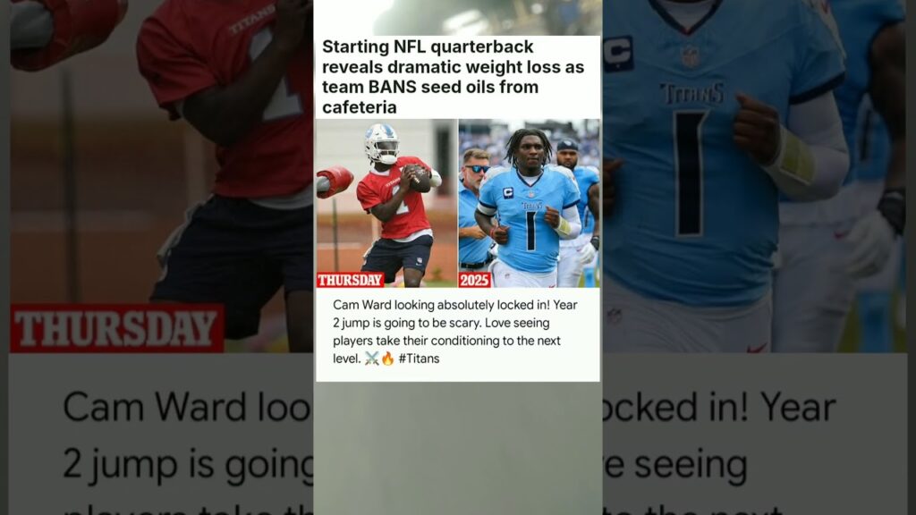 Starting NFL quarterback reveals dramatic weight loss as team BANS #sports #news