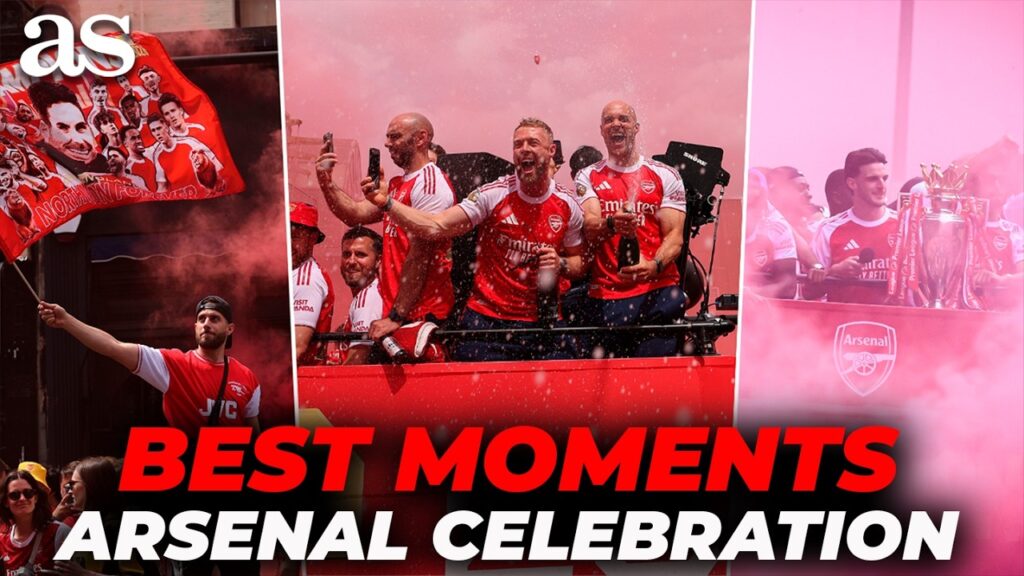BEST MOMENTS from ARSENAL’S TITLE CELEBRATION: PREMIER LEAGUE CHAMPIONS