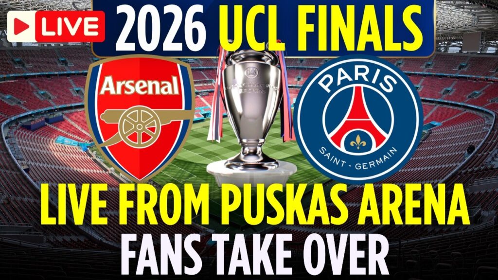 UEFA Final LIVE: Arsenal & PSG Fans Gather Ahead of Champions League Final at The Puskas Arena |N18G