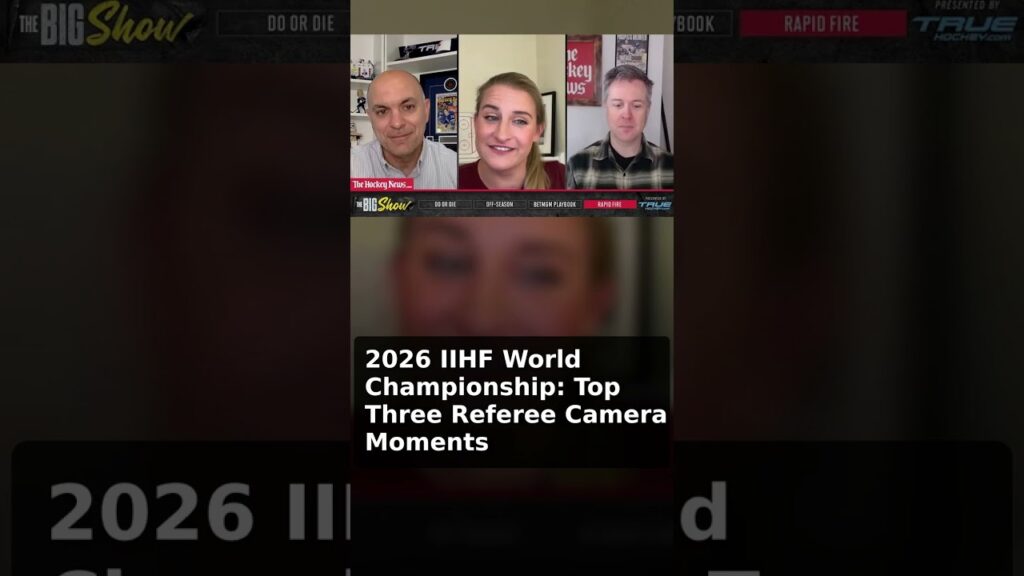 2026 IIHF World Championship: Top Three Referee Camera Moments