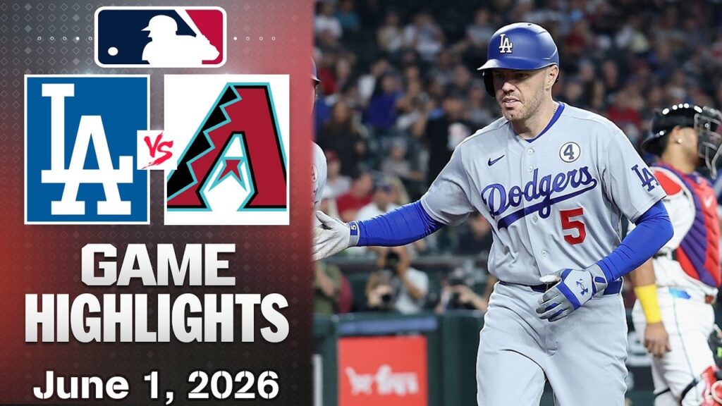 Los Angeles Dodgers vs Arizona Diamondbacks Highlights | June 2, 2026 | MLB Highlights