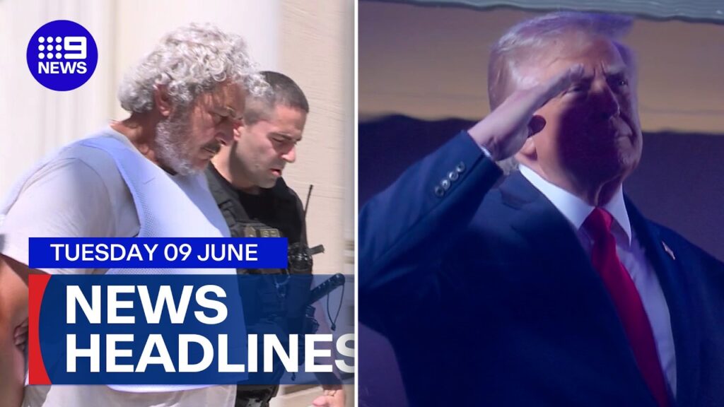Aussie fugitive faces Greek court; Trump booed at NBA finals game | 9News Australia