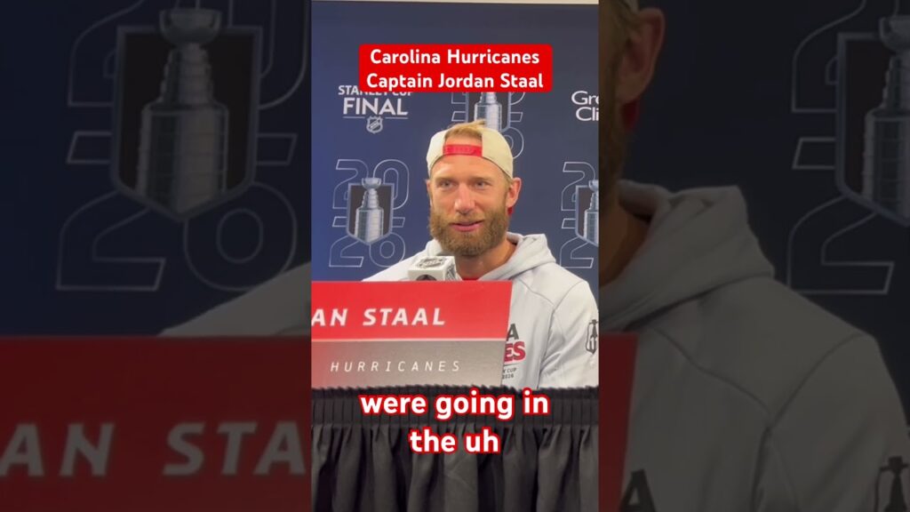 Hurricanes Jordan Staal on rebuilding the culture and the growth of hockey in Raleigh #nhlplayoffs