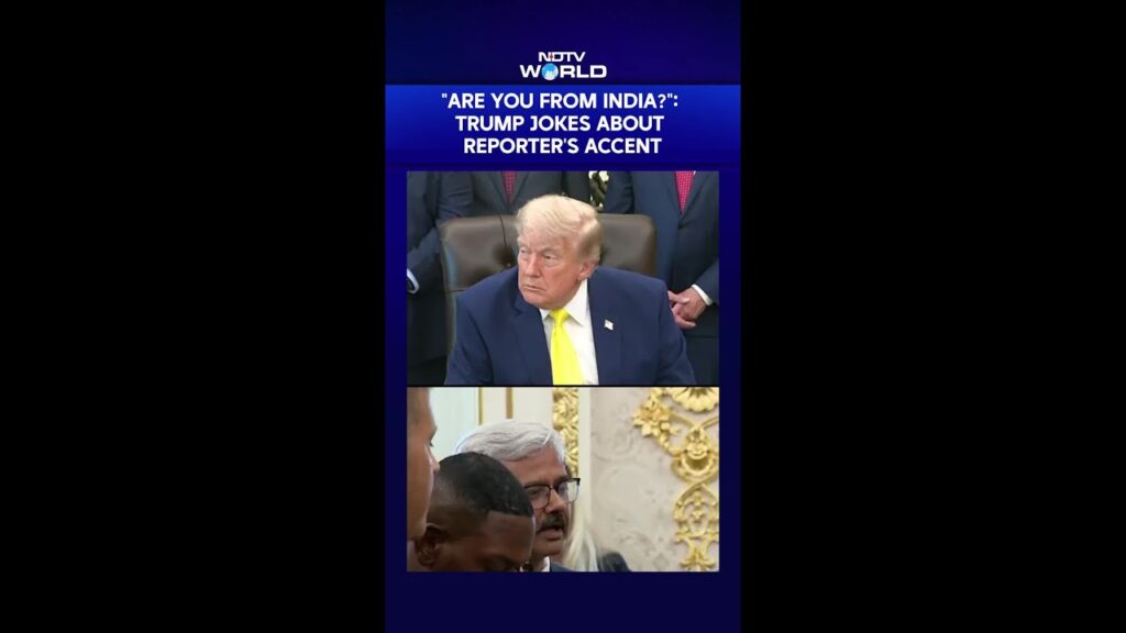 “Are You From India?”: Trump Jokes About Reporter’s Accent Before Praising US-India Trade Deal