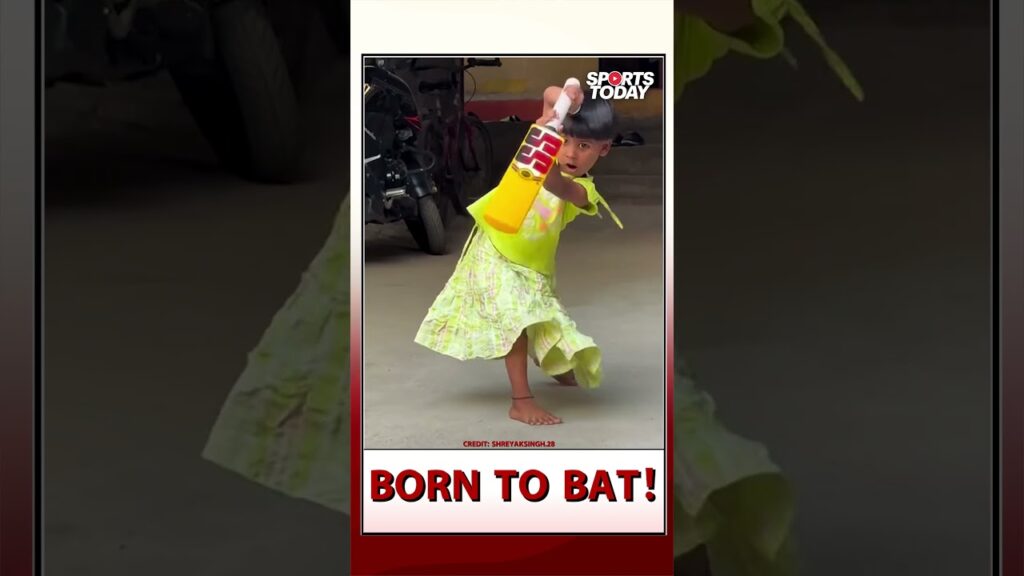 Watch: 4-year-old girl impresses with her textbook cricket stroke |Sports Today