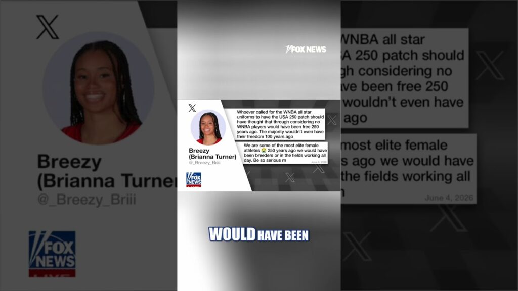 WNBA player REJECTS ‘USA 250’ patches #shorts #sports #news #us
