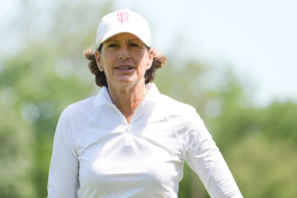 After making LPGA history, Juli Inkster, 65, zooms up leaderboard at the Dow