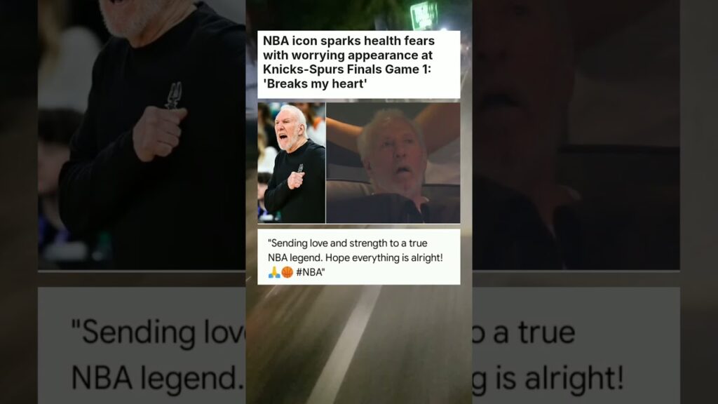 NBA icon sparks health fears with worrying appearance at Knicks-Spurs Finals Game 1 #sports #news