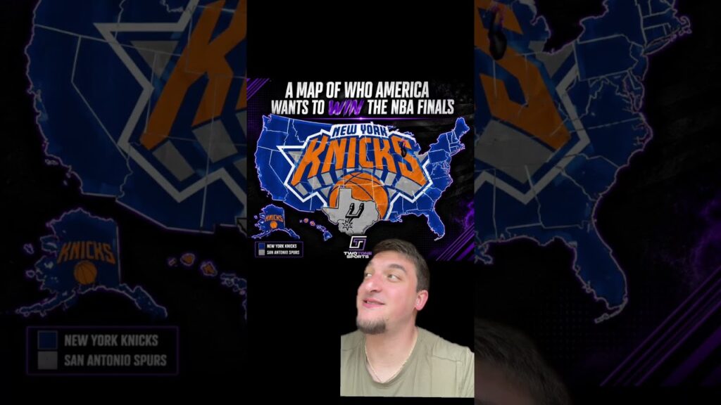 America Wants the Knicks in the 2026 NBA Finals #NBA #Basketball #knicks #spurs #nbafinals #shorts