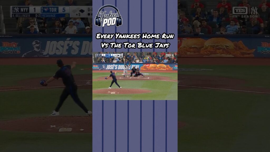 Watch EVERY New York Yankees Home Run Vs The Toronto Blue Jays Series June 2026 #yankees