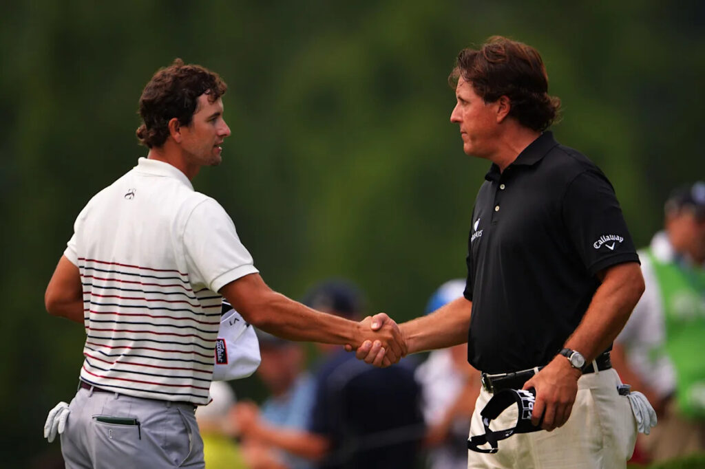 Adam Scott’s image shines with major milestone as Phil Mickelson’s fades