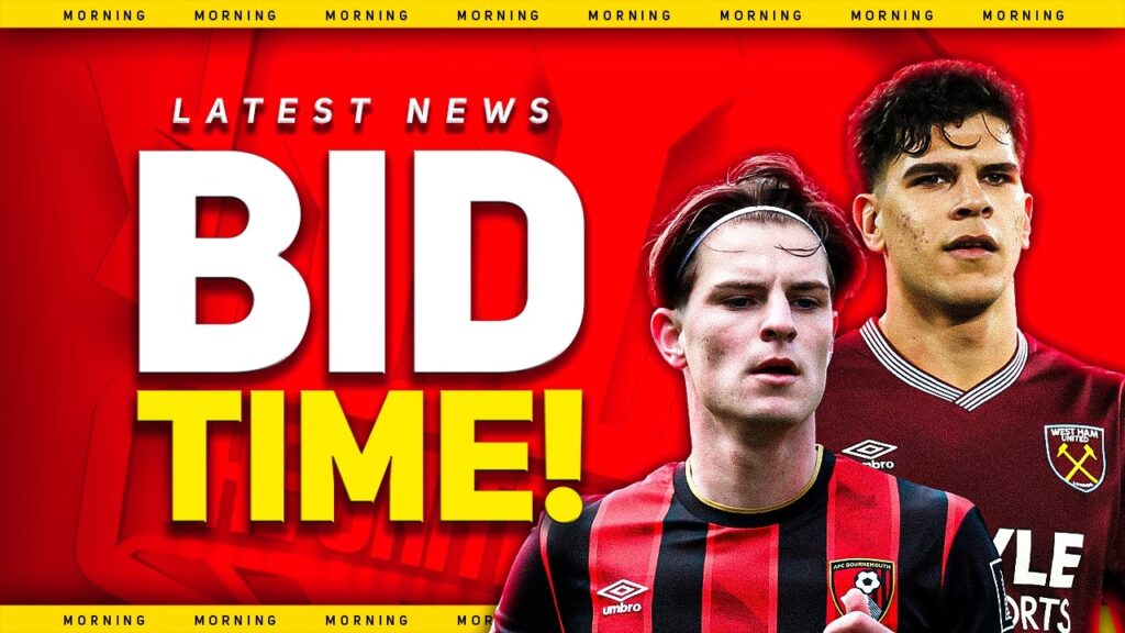 Scott BID Imminent! Madrid Fernandes TALKS! Man Utd Transfer News