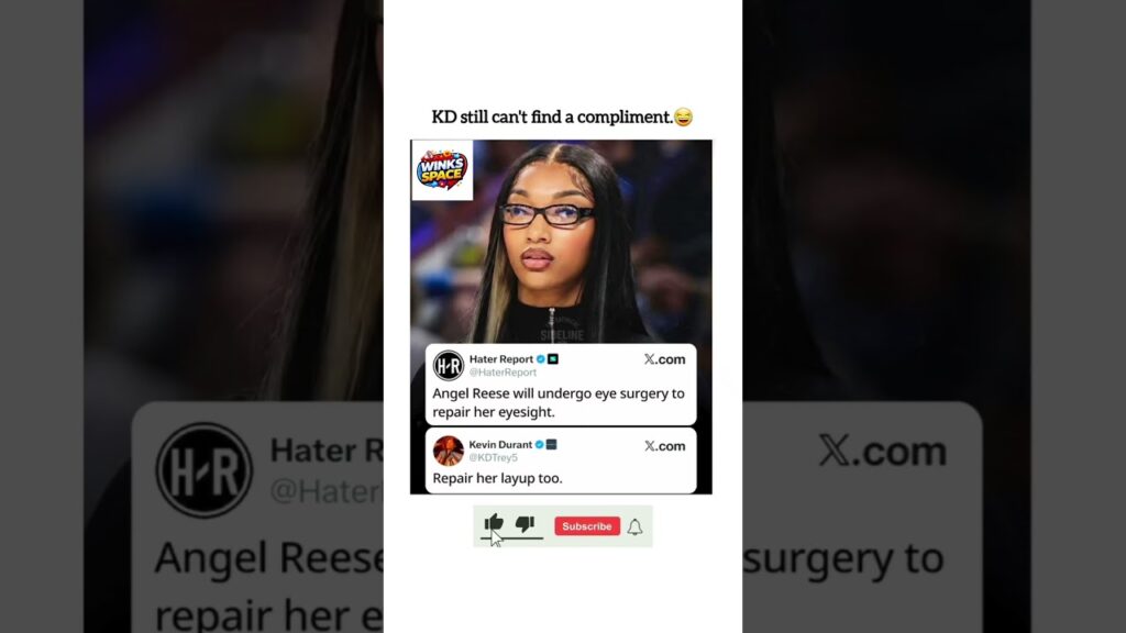 Why Kevin Durant Called Angel Reese His Favorite Female Athlete #shorts #viral #news #nba #nbafans
