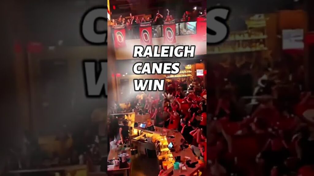 CANES WIN! I’m so proud of this city!!! #nhl #sports #raleigh