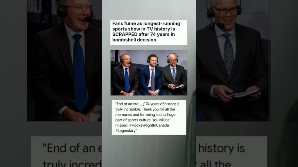 Fans fume as longest-running sports show in TV history is SCRAPPED after 74 years #sports #news