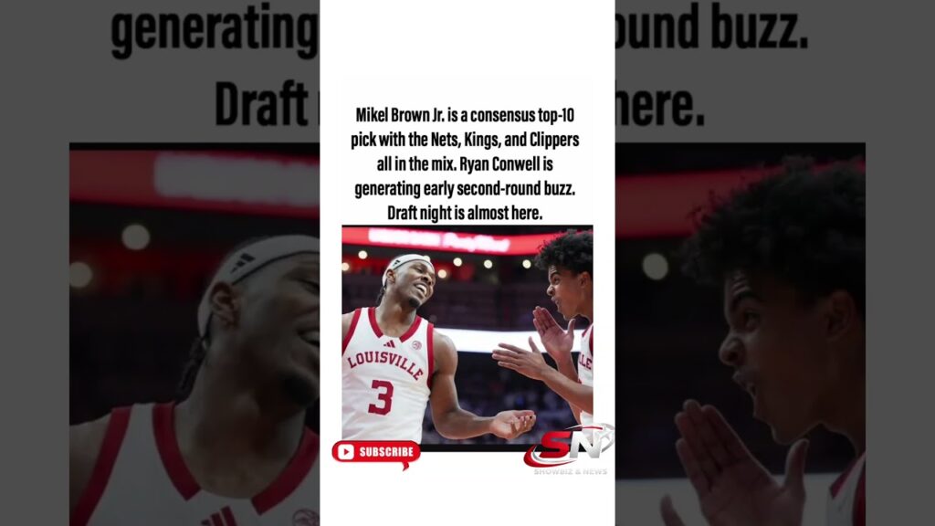 NBA Draft Projections: Louisville’s Brown and Conwell. #shorts #viral #foryou #news