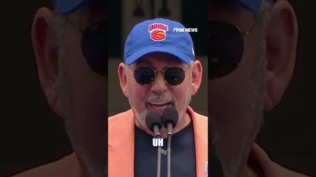 Knicks owner JABS at Mamdani at city celebration #shorts
