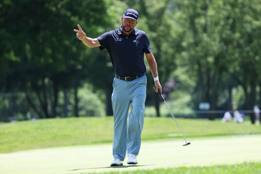 Michael Block contends on PGA Tour Champions until a triple bogey on 18th hole