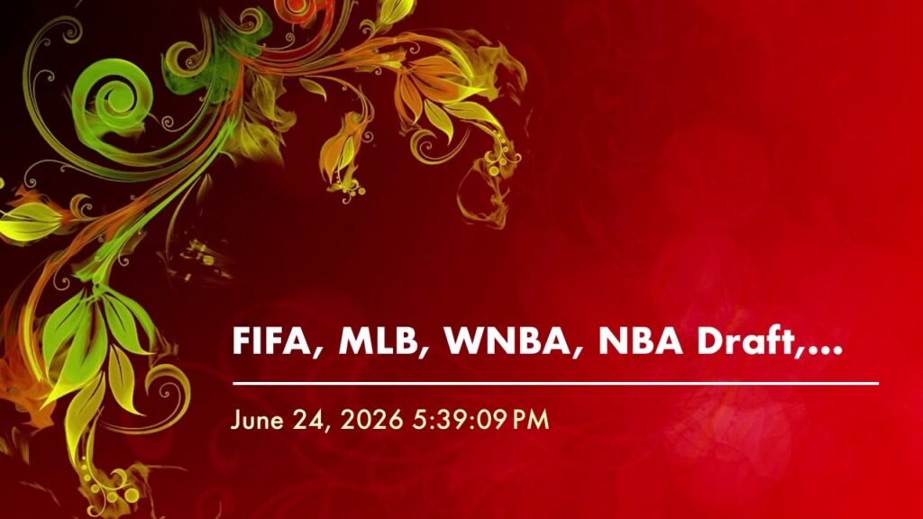 FIFA, MLB, WNBA, NBA Draft, Golf, On This Day, News & Notes, Best Bet