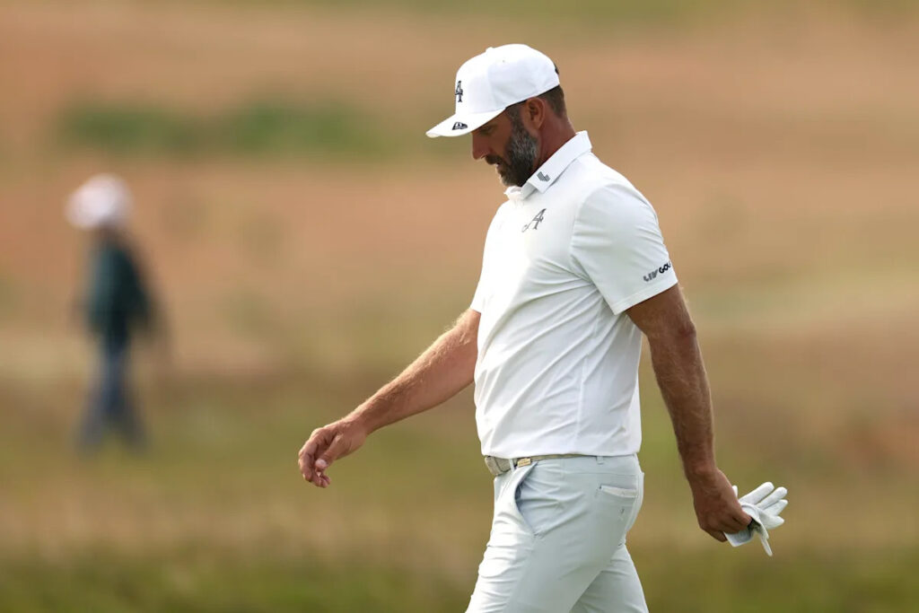 Dustin Johnson melts down at US Open, goes from contention to cut line