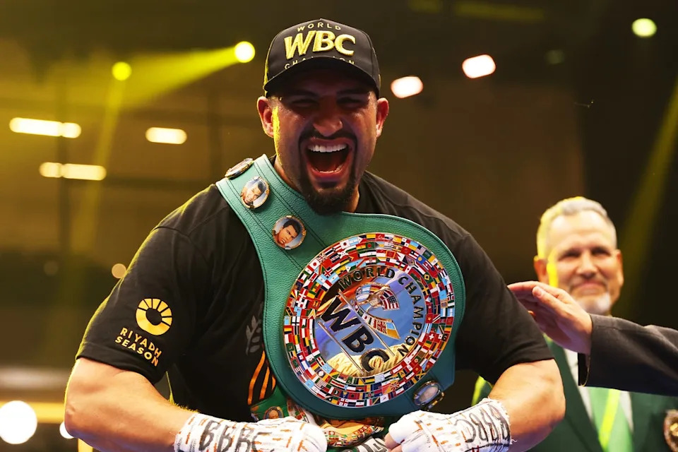 Agit Kabayel was elevated from interim WBC champion after Usyk gave up the official belt (Getty)