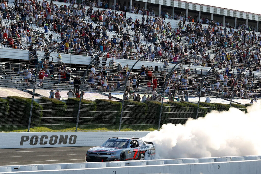 Justin Allgaier wins NASCAR O’Reilly race at Pocono in June 2026