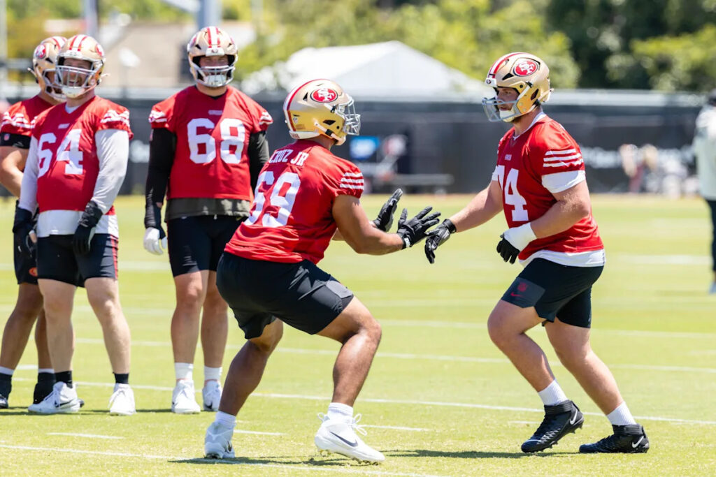 49ers News: A smidge over a month until we see the rookie linemen hit each other 49ers News: A smidge over a month until we see the rookie linemen hit each other