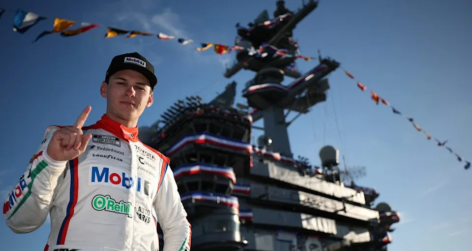 Corey Heim, driver of the No. 67 Mobil 1/O