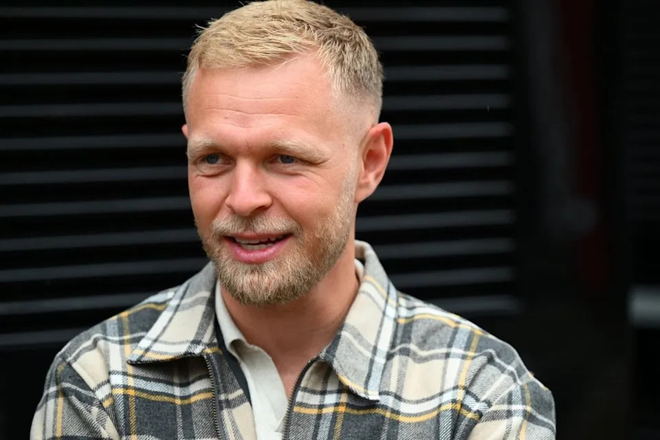 Kevin Magnussen in the Paddock